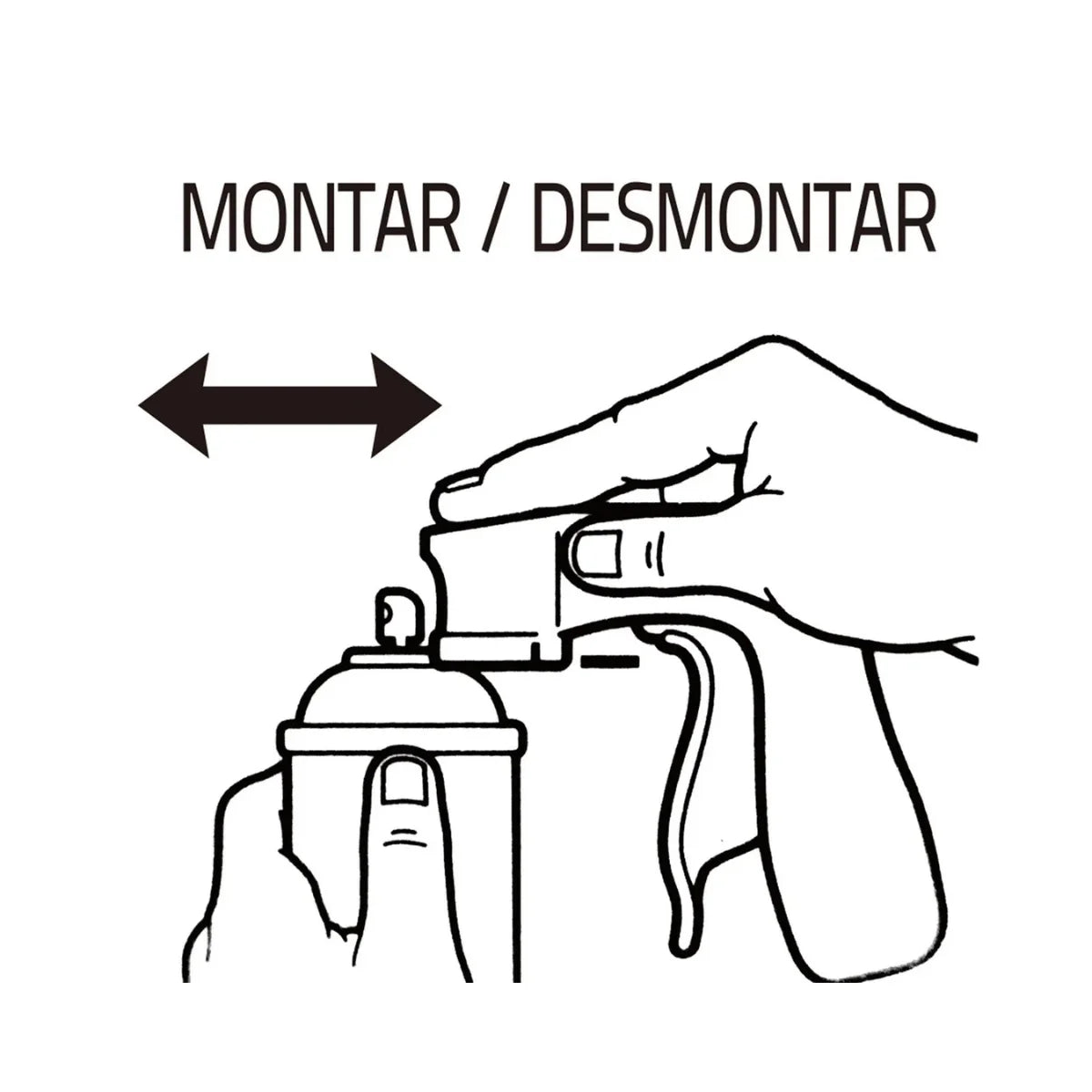 Pistola Aplicadora para Aerosol Valkolor Universal