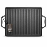 Plancha Wayu de hierro fundido con asas para parrilla