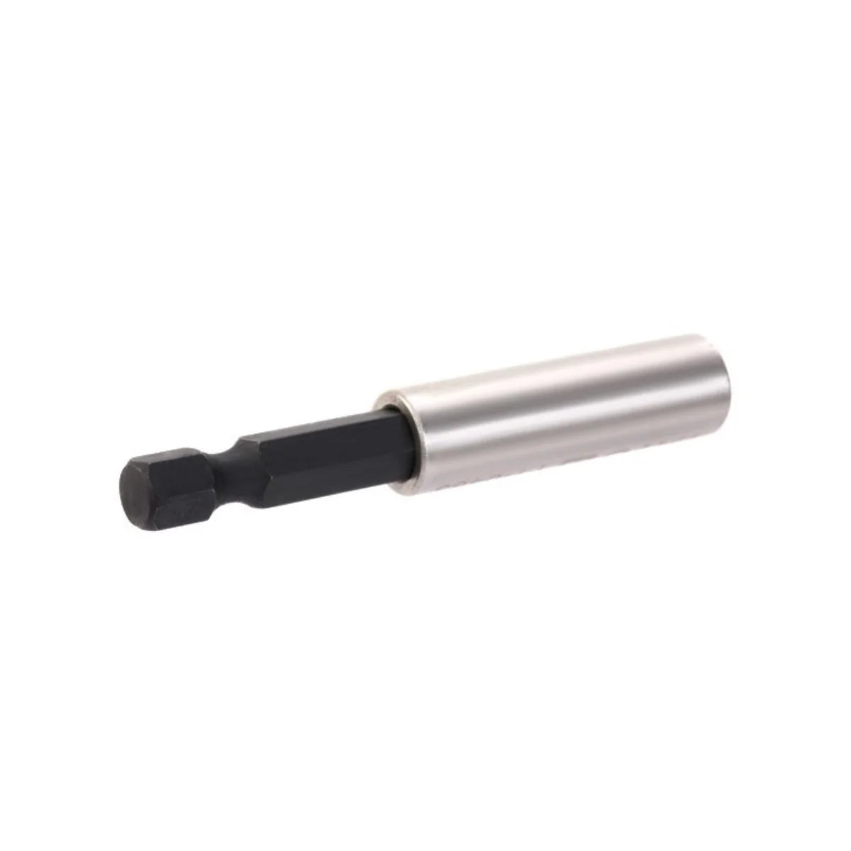 Portapunta magnético marca YATO modelo YT-0465 de 60mm fabricado en acero inoxidable para taladros y atornilladores.