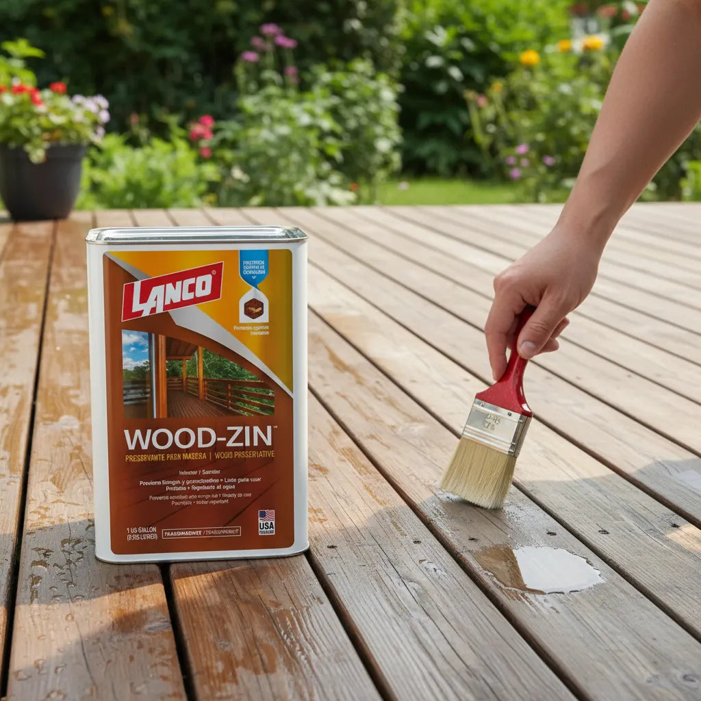 Preservante de madera Wood Zin transparente 1 galón