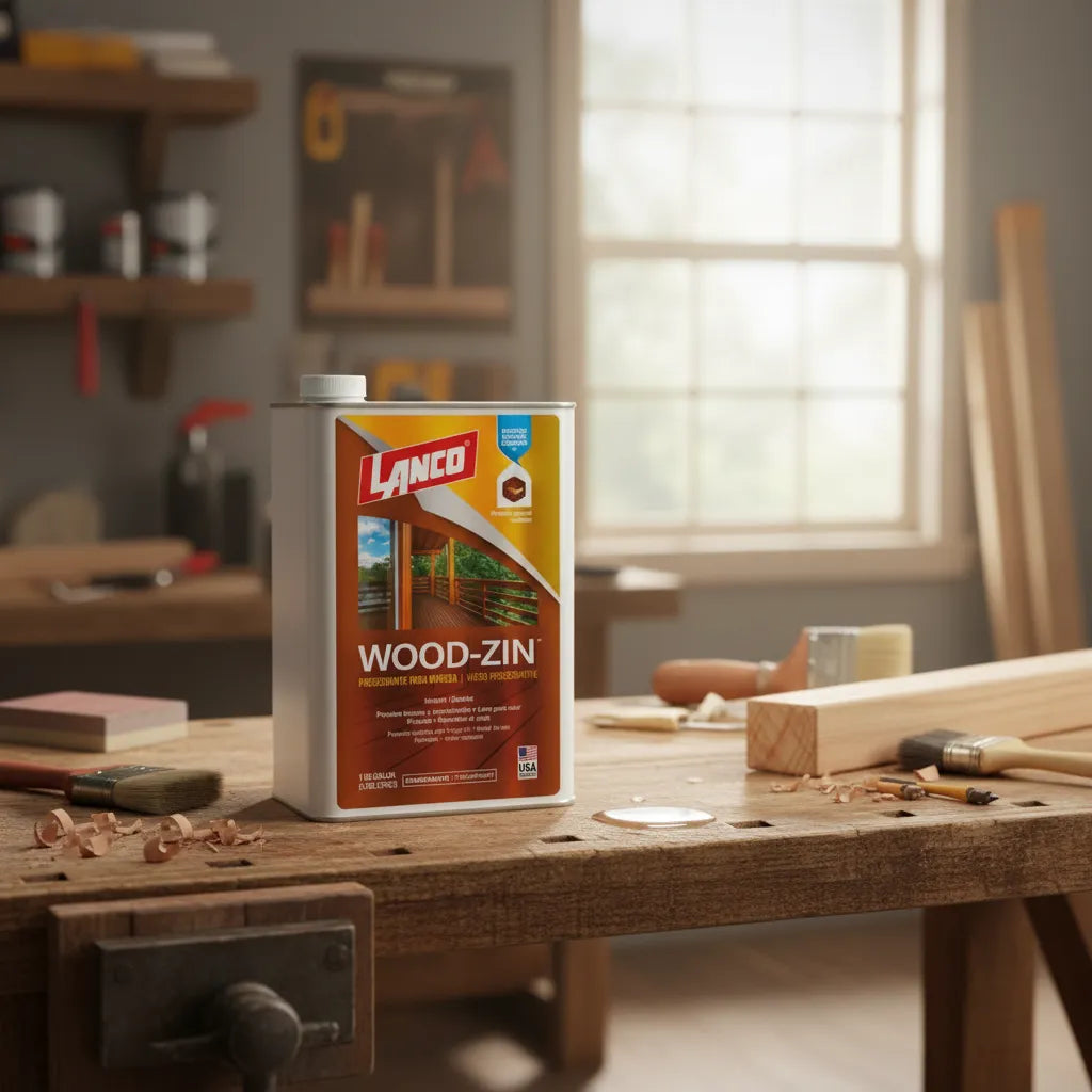 Preservante de madera Wood Zin transparente 1 galón