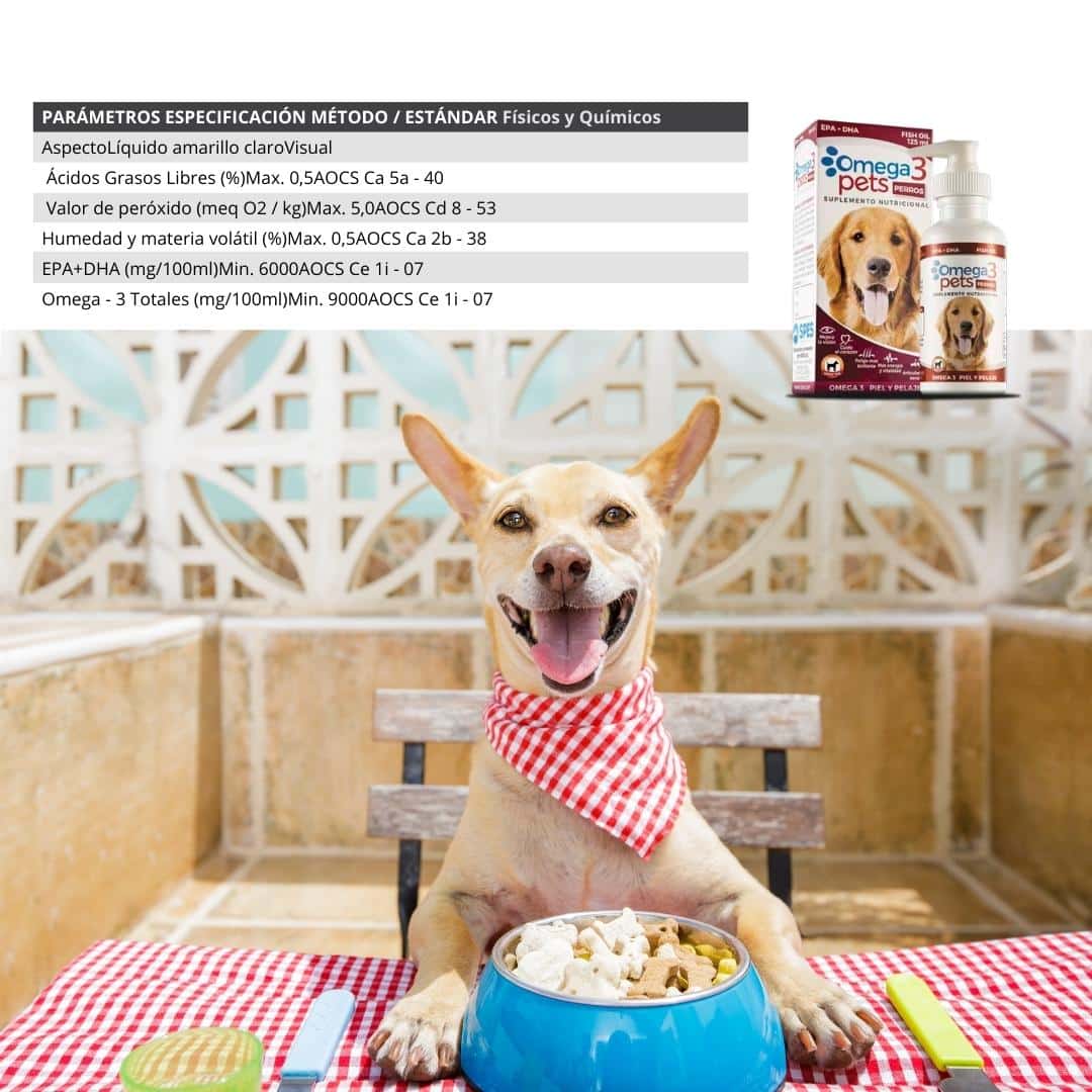 Suplemento Omega 3 y 6 Superpet para perros con EPA DHA 125 ml