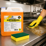 Kit antigrasa concentrado Mohican 5 litros con esponja abrasiva