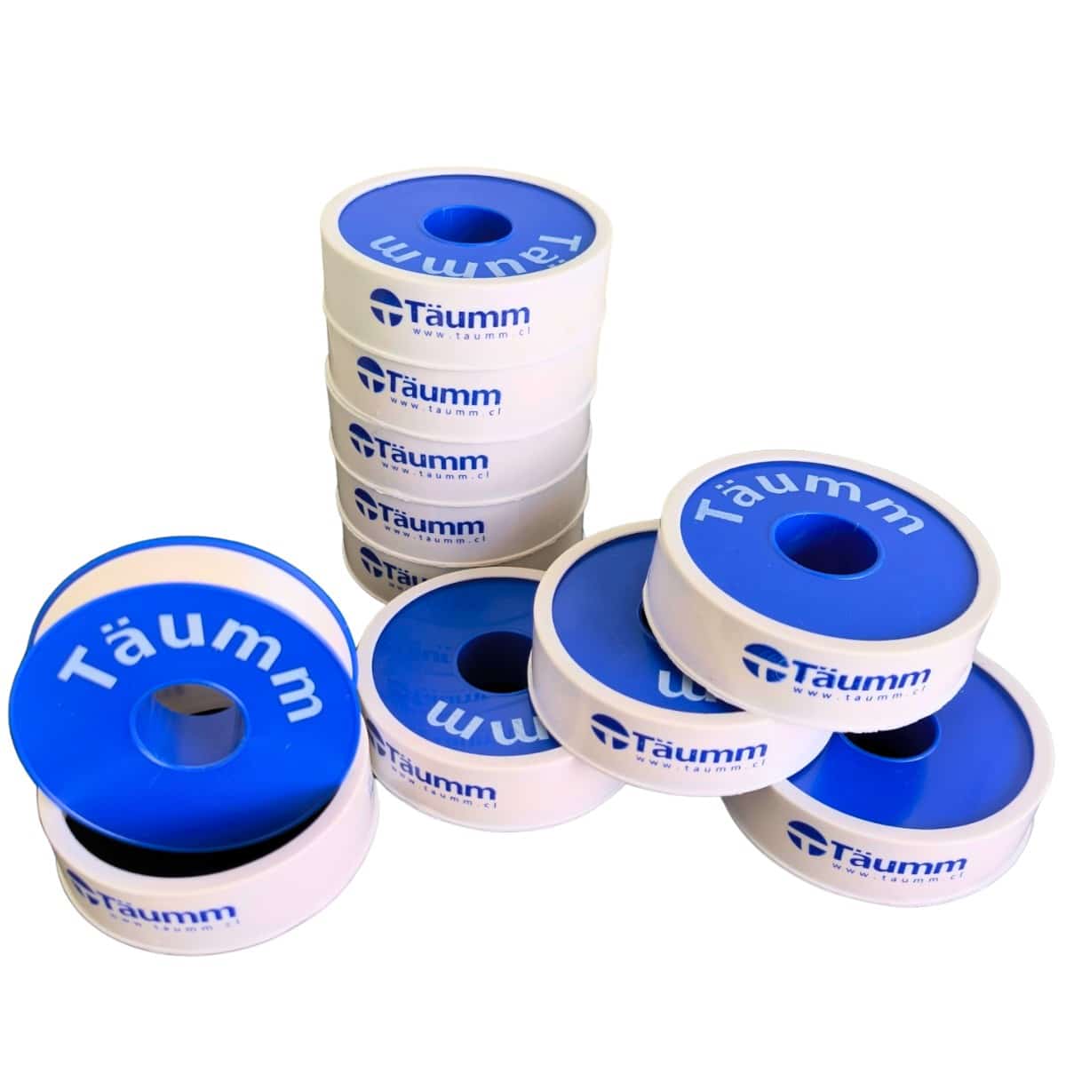 Teflon para agua Täumm 3/4" para sellado de roscas confiable en instalaciones hidráulicas.