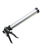 Pistola calafatera aluminio Rayun 600ml, sellado preciso.