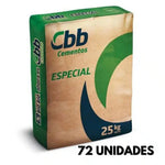 Pallet de cemento CBB Especial 72 unidades, material de construcción de uso general para hormigón y albañilería, ideal para compra a granel.