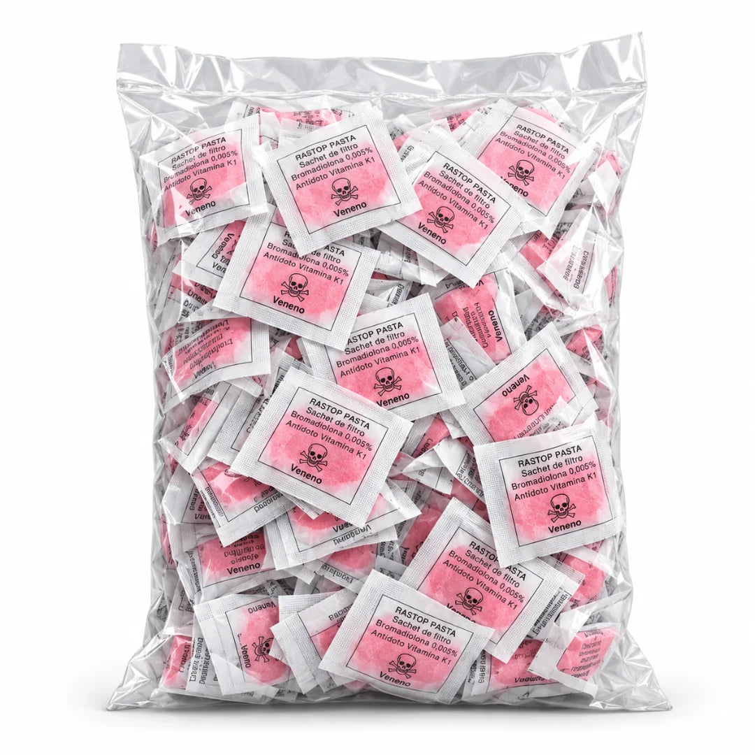Rastop Pasta Veneno Para Ratones 100 Unidades 1Kg
