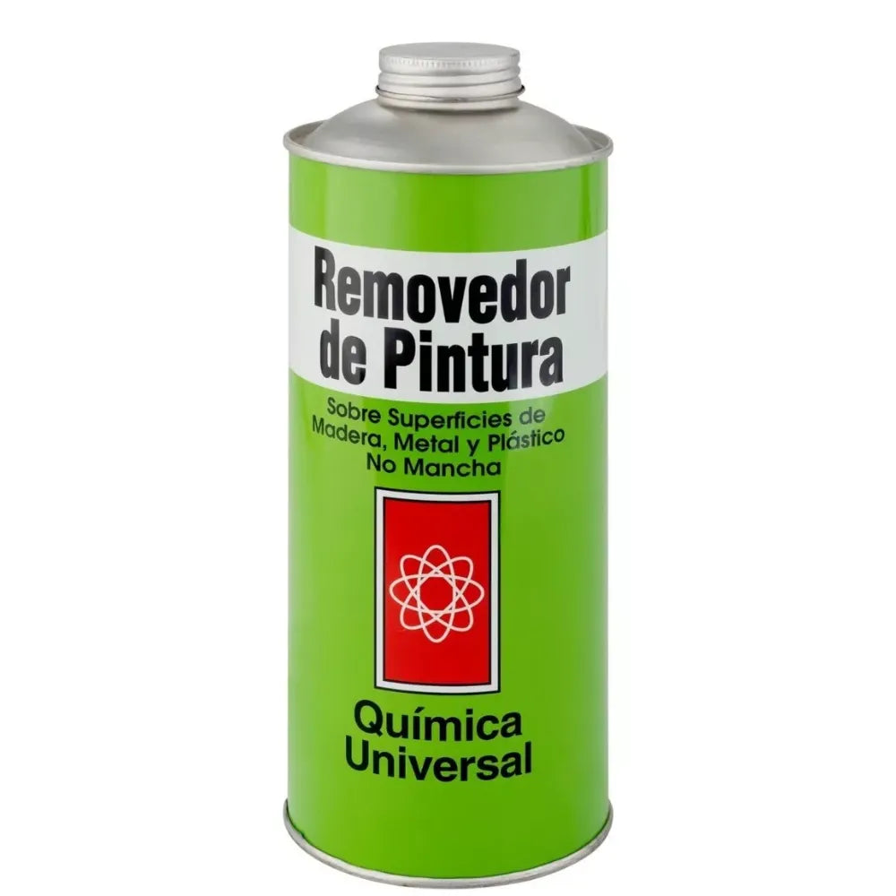 Removedor de Pintura 1lt Química Universal: Remoción efectiva para todo tipo de pinturas.