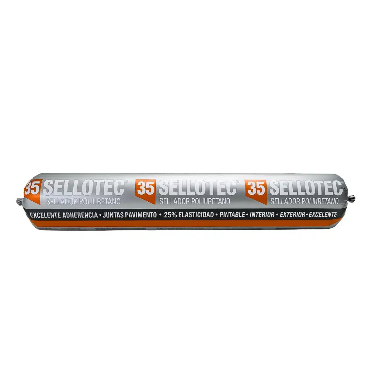 Sello poliuretano negro 600ml Sellotec PU3500, masilla pate poliuretano para juntas en pavimentos y hojalatería.