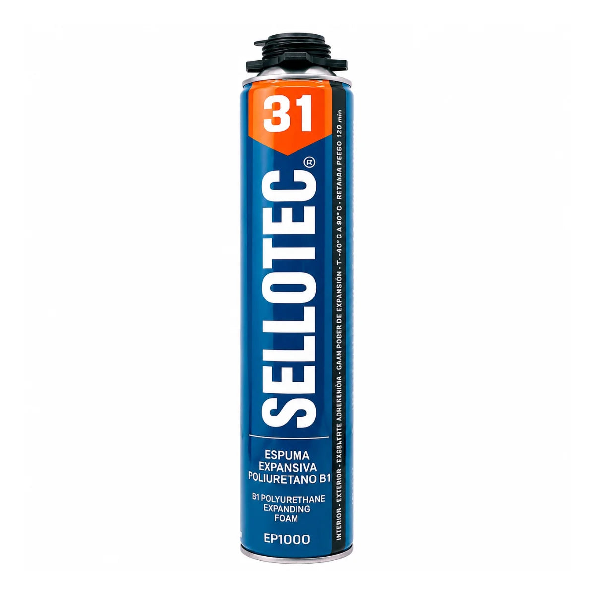 Espuma expansiva ignífuga B1 rosada Sellotec 31 de 750 ml