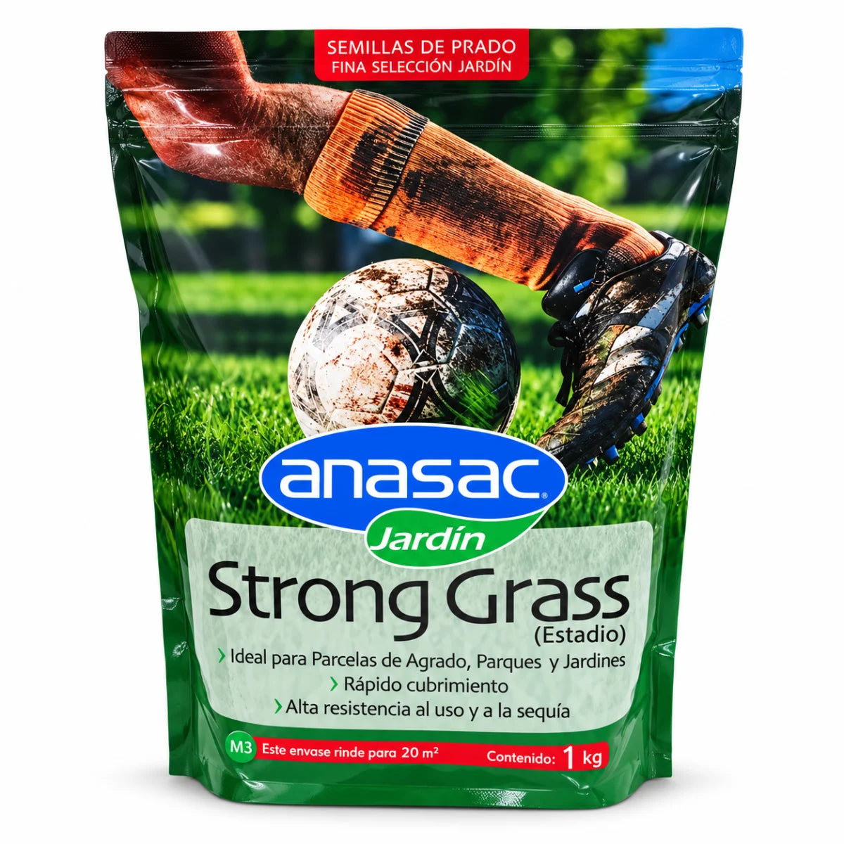 Semillas Pasto Mezcla Strong Grass 1 kg Anasac