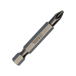 Pack de 10 puntas Phillips PH2 marca YATO modelo YT-04782, acero S2 de alta resistencia con sistema antideslizante para atornillador.