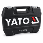 Set de dados con chicharra YATO YT-3857 de 58 piezas