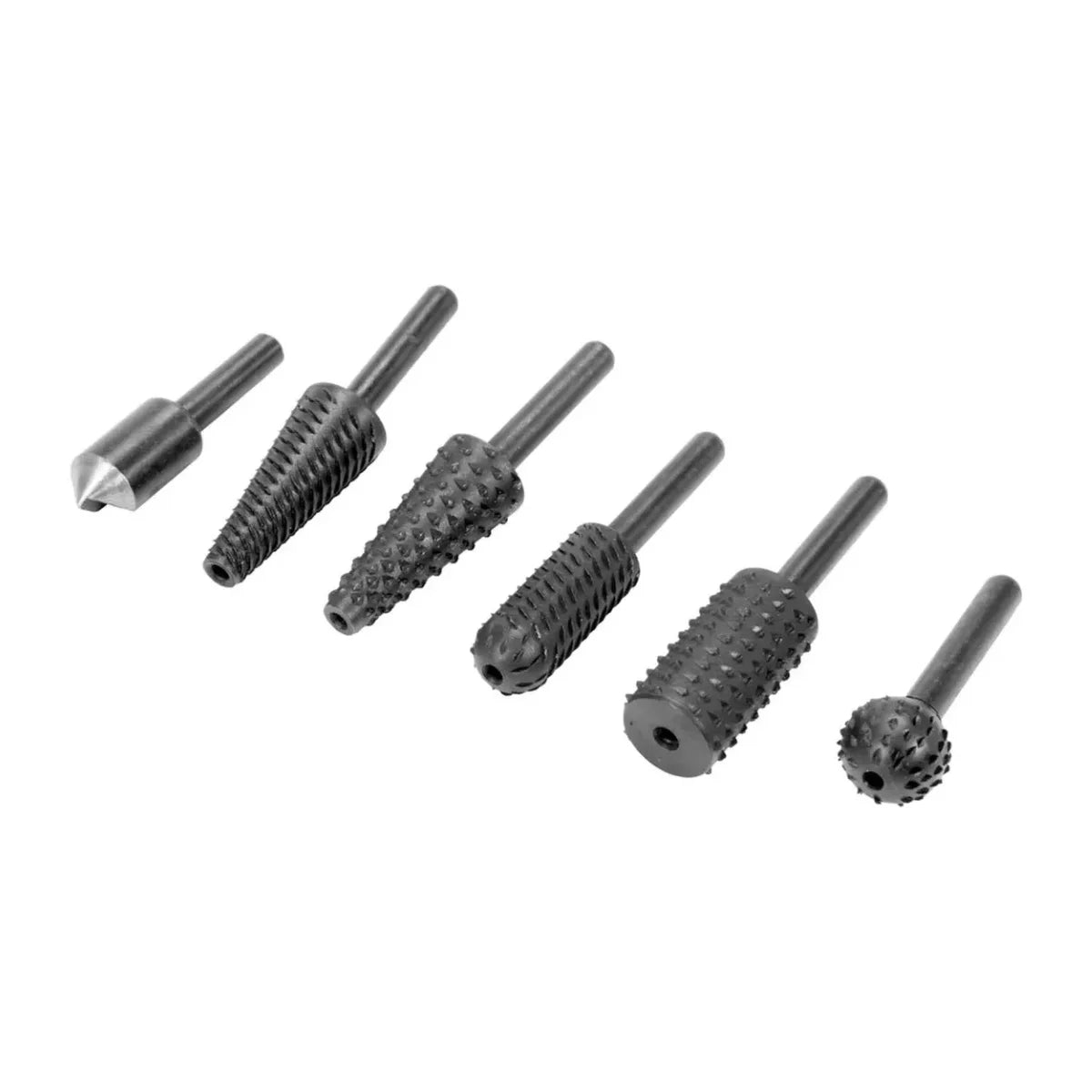 Set 6 Fresas Rotativas Mixtas para Madera y Metal 6 mm Yato YT-61712