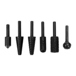 Set 6 Fresas Rotativas Mixtas para Madera y Metal 6 mm Yato YT-61712