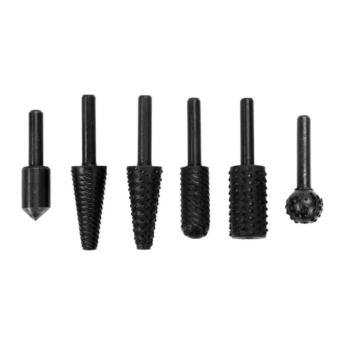 Set 6 Fresas Rotativas Mixtas para Madera y Metal 6 mm Yato YT-61712