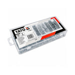 Juego de Pasadores de Resorte 150 Unidades Yato YT-06883 en estuche organizador para mantenimiento mecánico