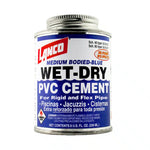 Pegamento o adhesivo solvente PVC Wet Dry de 118ml, apto para unir tuberías húmedas