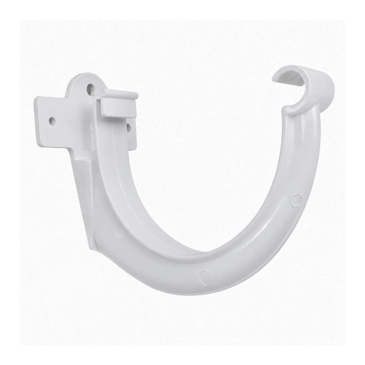 Soporte de PVC blanco Mohican de 110 mm para canaleta de aguas lluvias