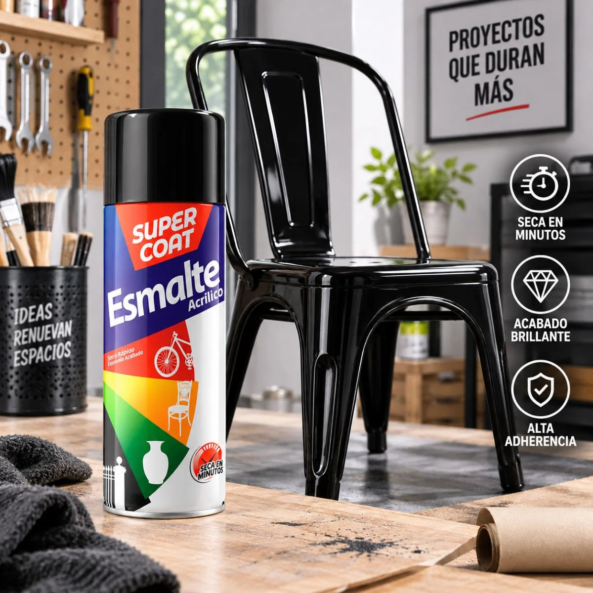 Spray esmalte acrílico Super Coat de 360 ml