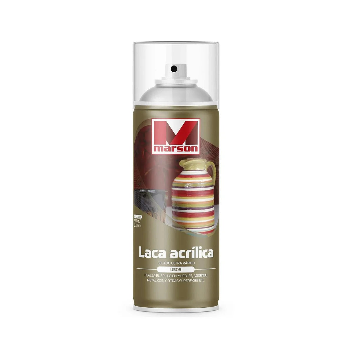 Pintura Laca Acrílica Transparente 350 ml Marson Sherwin Williams