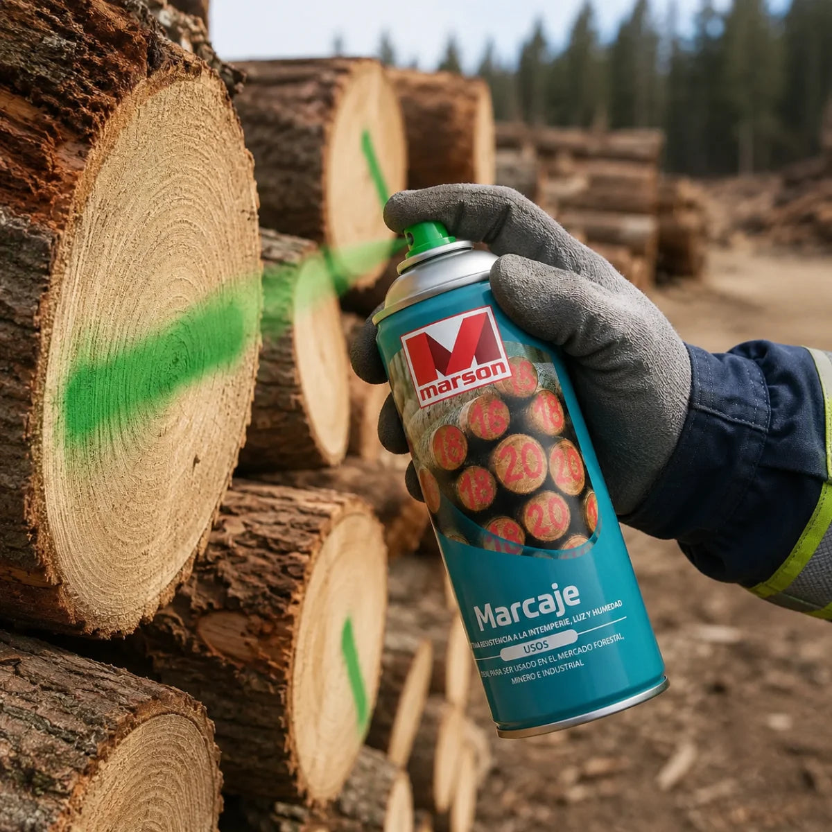 Spray de Marcaje Profesional 350 ml Marson Sherwin Williams