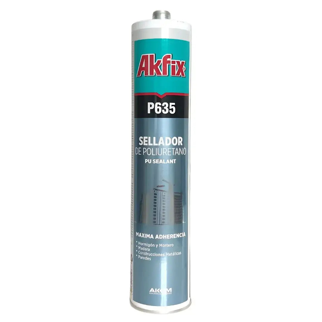 El Akfix P635 es un sello de poliuretano capaz de curar la humedad del aire, por ser un sellador de poliuretano hace un sello seguro.