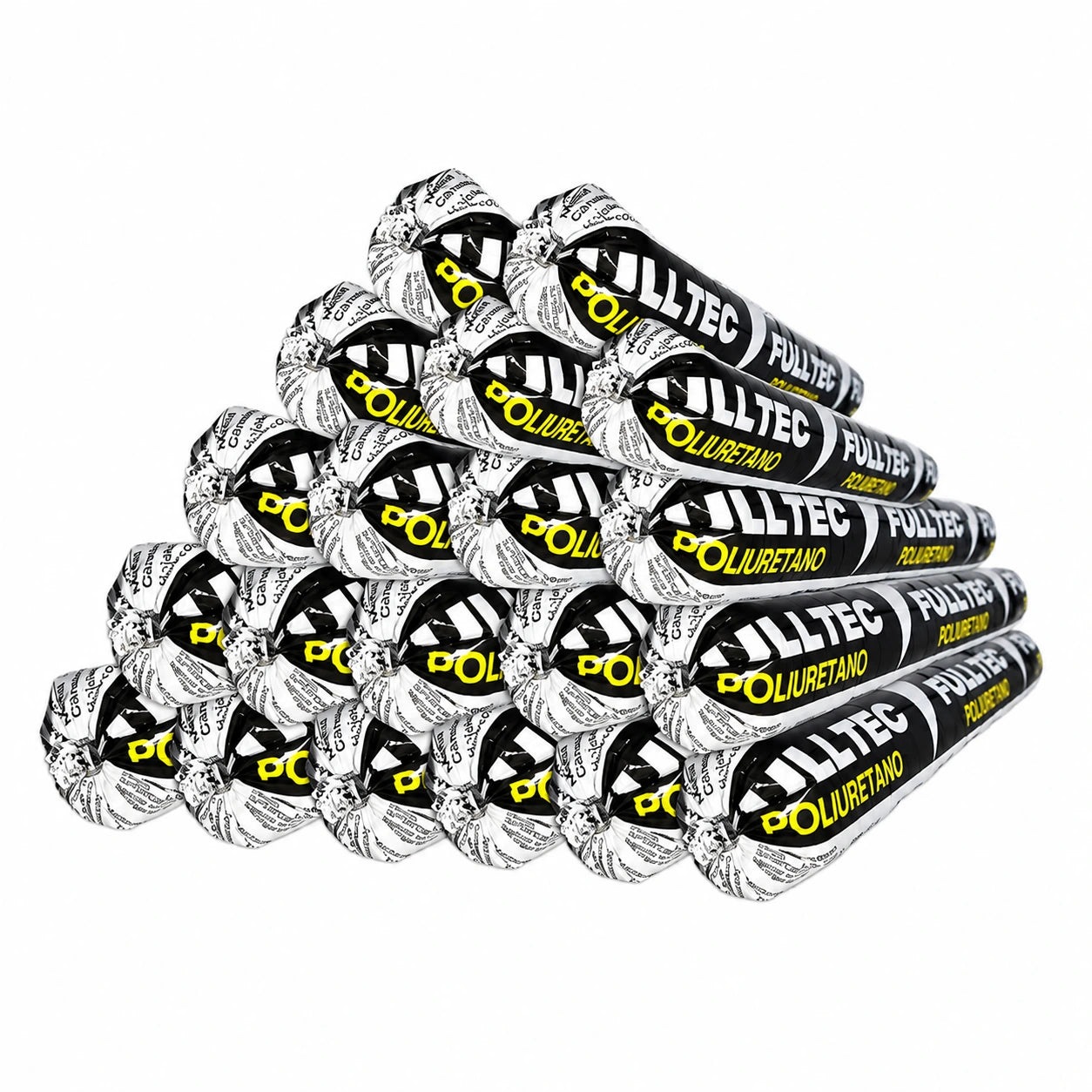 20X Sello Pate Poliuretano Blanco, Gris Fulltec 600Ml