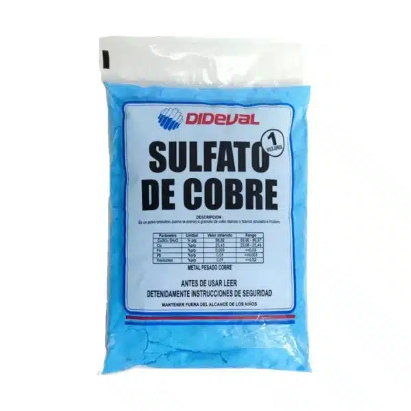 Sulfato De Cobre Múltiples Usos 1 kg