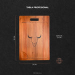 Tabla profesional Wayu de madera de acacia para parrilla