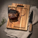 Tabla profesional Wayu de madera de acacia para parrilla