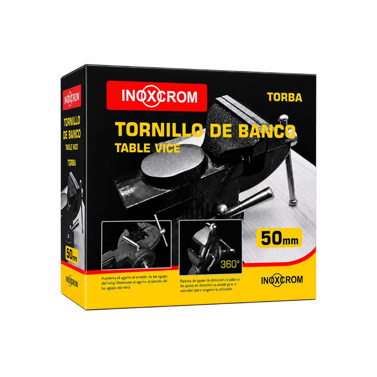 Tornillo De Banco 50mm Inoxcrom 360 Table Vice