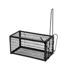 Jaula trampa para ratones metálica plegable de captura viva para roedores pequeños.