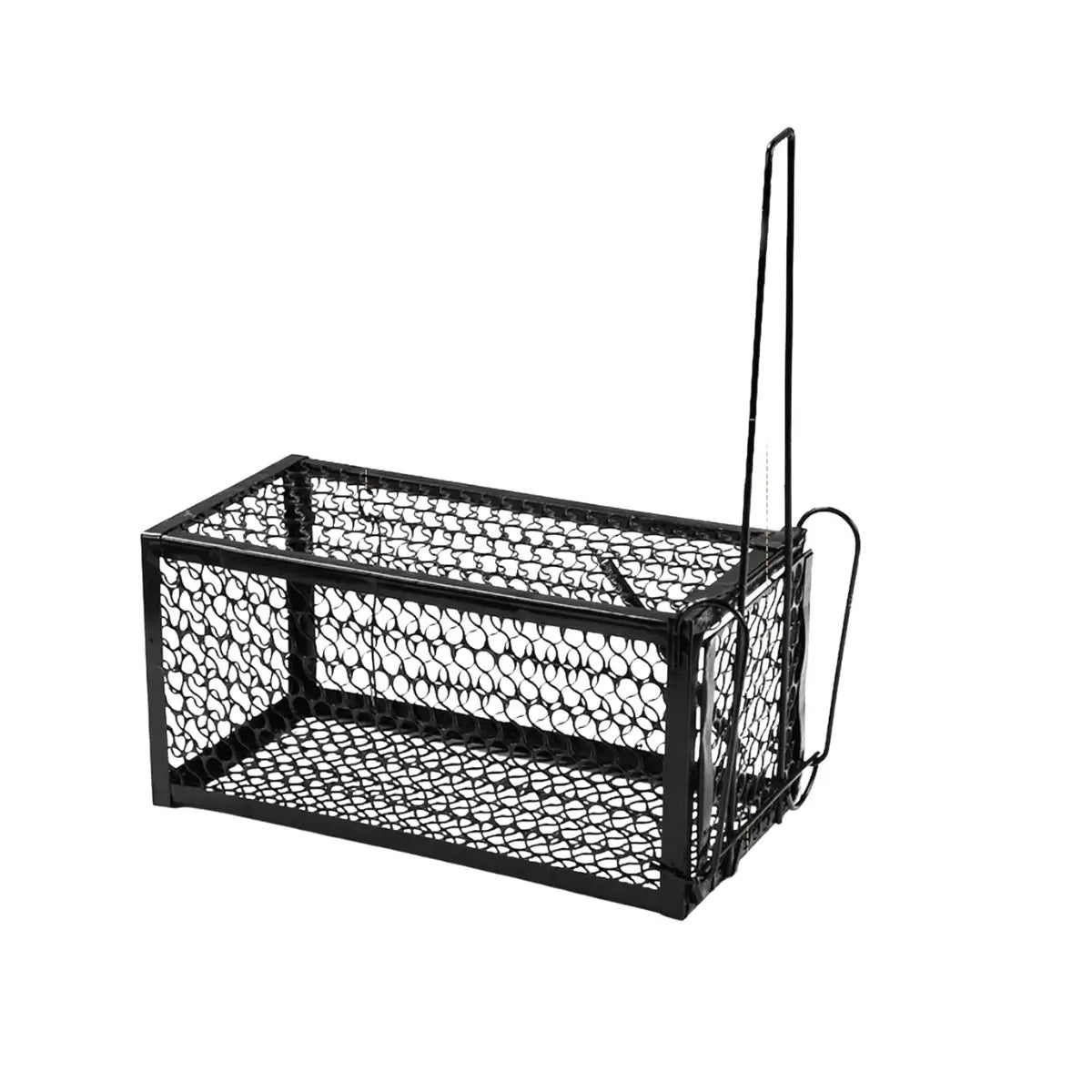 Jaula trampa para ratones metálica plegable de captura viva para roedores pequeños.