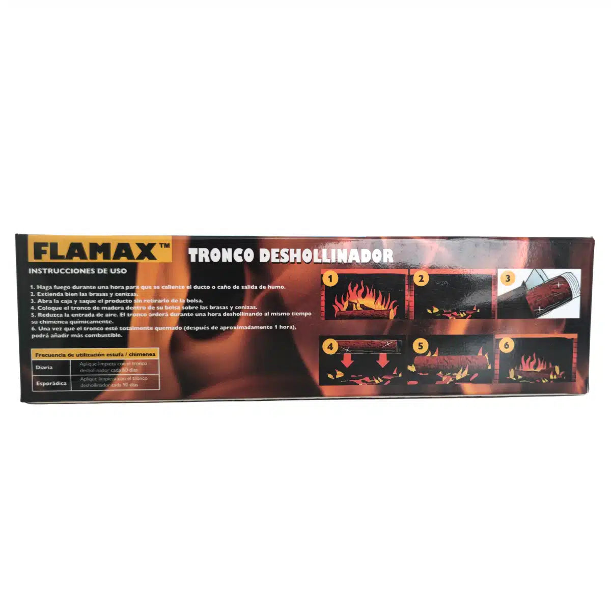 Tronco deshollinador Flamax para chimeneas y estufas