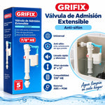 Válvula de admisión universal extensible Grifix para estanque de WC