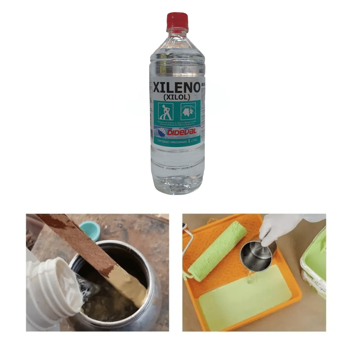 Xileno Diluyente de Pinturas Dideval de 1 Litro