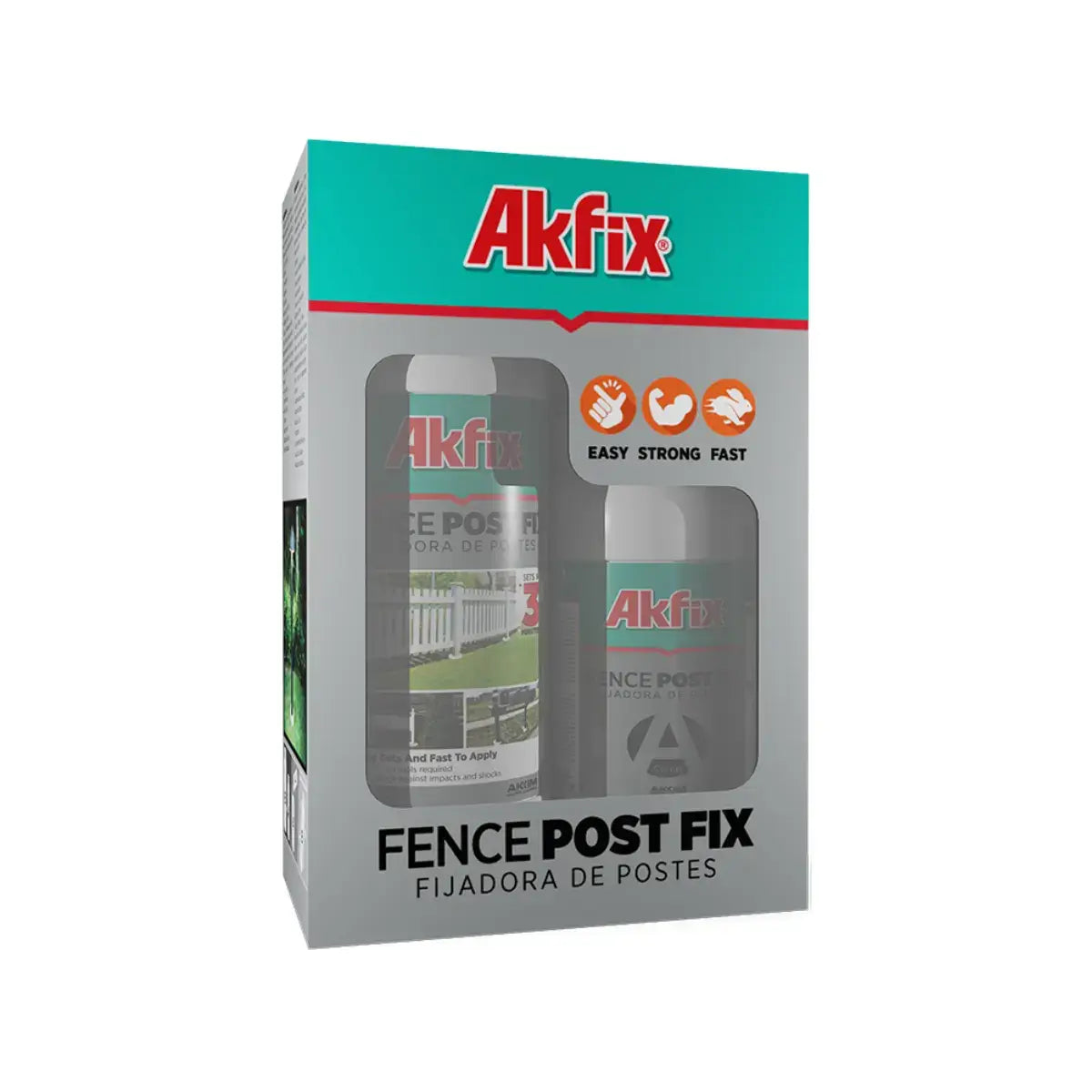 Espuma de poliuretano 2K Akfix para fijación de postes