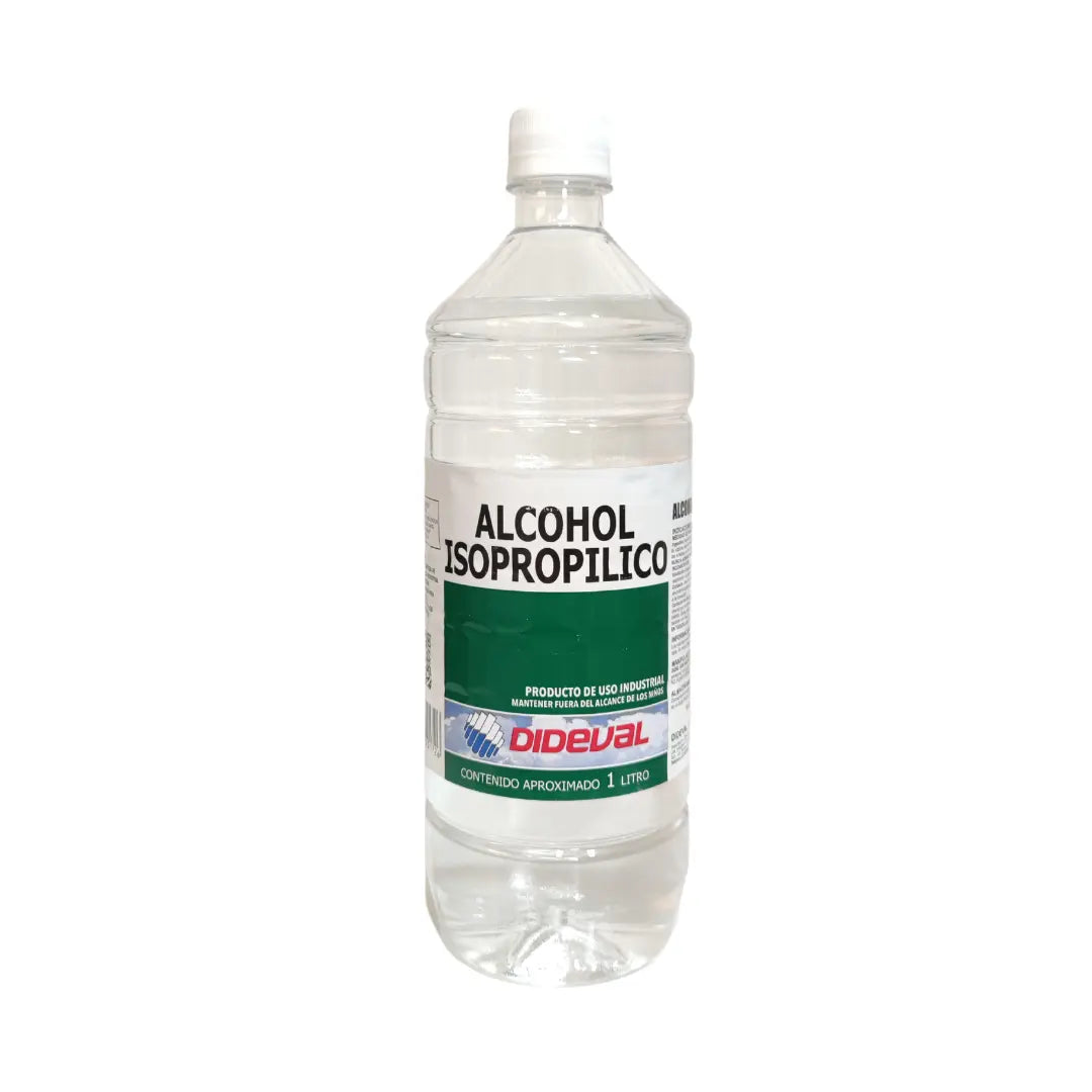 alcohol isopropílico Dideval, desengrasante y limpiador para electrónica y superficies