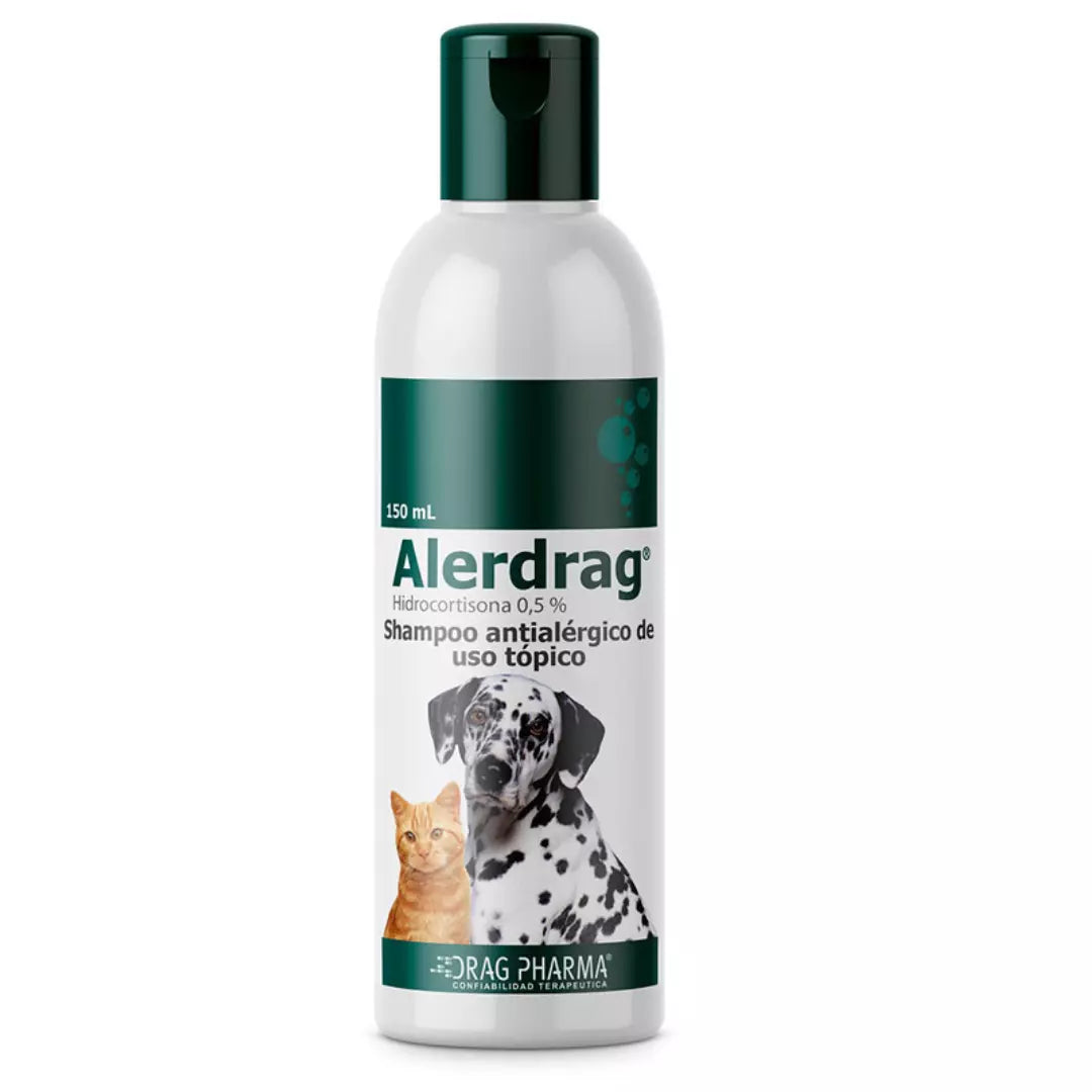shampoo antialérgico Alerdrag para la piel sensible de perros y gatos