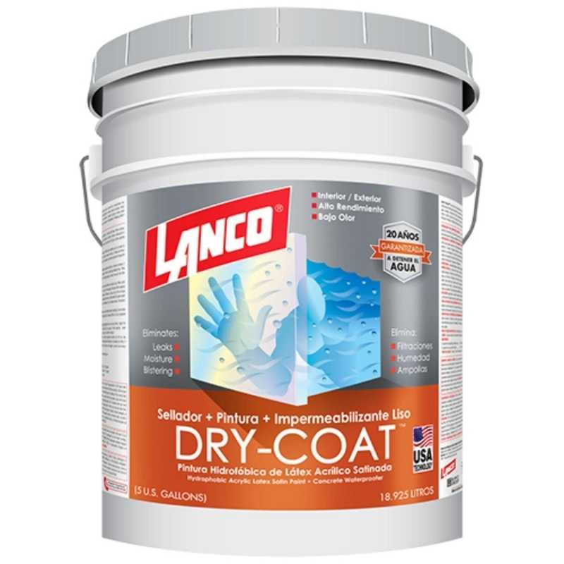 Lanco Esmalte Impermeabilizante Satinado Dry-Coat