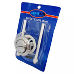 Botón de doble descarga (2 etapas) para estanque de WC, 38 mm de diámetro y 8 cm de largo, para ahorro de agua