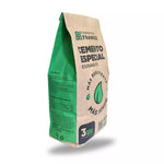 Eco Saquito (bolsa ecológica) de 3 kg de Cemento Especial Transex, producto de fraguado rápido para reparaciones y sellado de emergencia en construcción.