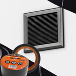 Cinta Americana Rayun Duct Tape negra de 10 metros para reparaciones y proyectos.
