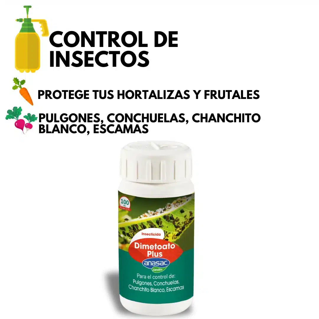 dimetoato plus, insecticida sistémico, insecticida para plantas, dimetoato insecticida, comprar dimetoato