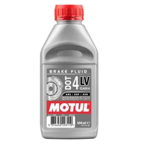 Líquido de frenos Motul DOT 4 LV automotriz.