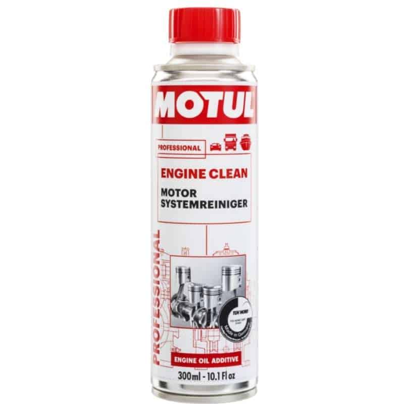 Aditivo limpiador interno de motor Motul Engine Clean Auto Pro 300ml, disuelve lodos y depósitos antes del cambio de aceite para alargar la vida del motor.