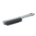 escobilla de acero con mango ergonómico Yato YT-6354, herramienta para limpieza y remoción de óxido, pintura y escoria.