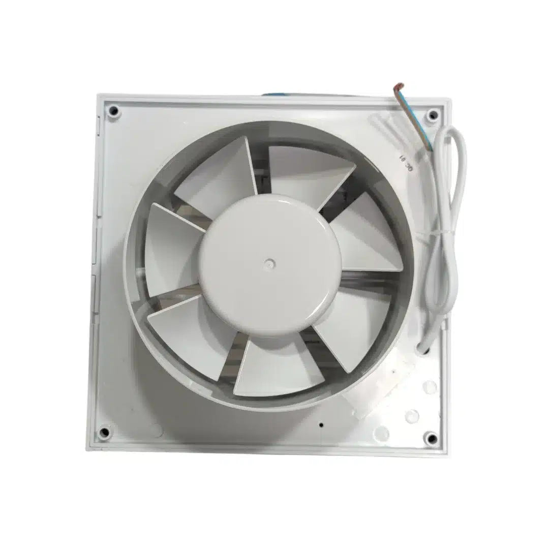 Extractor de aire para baño de 6 pulgadas, 18W 220V, certificado, ideal para la renovación de aire y control de humedad en espacios sanitarios.
