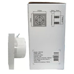Extractor de aire para baño de 6 pulgadas, 18W 220V, certificado, ideal para la renovación de aire y control de humedad en espacios sanitarios.